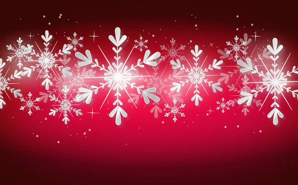 Christmas background with snowflake decoration — Stock Photo, Image