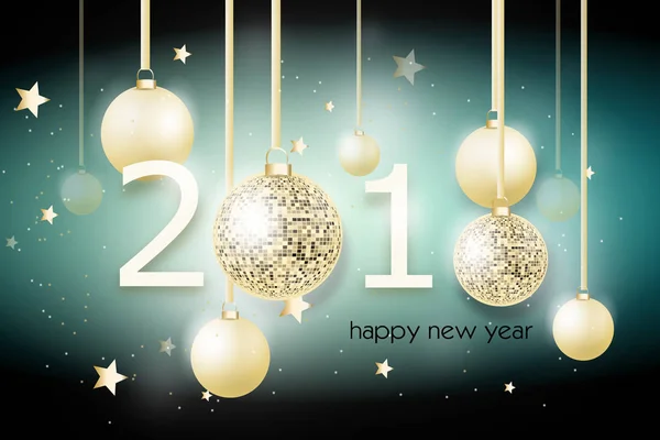 New year greeting card — Stock Photo, Image