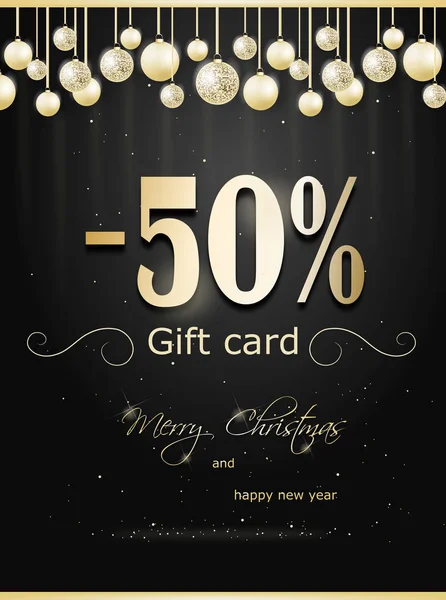 Christmas gift voucher — Stock Photo, Image