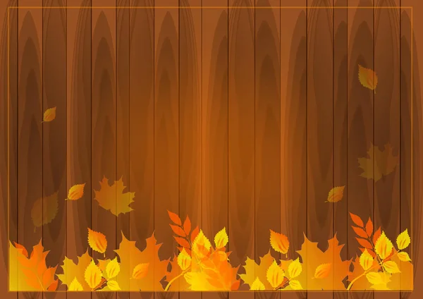 Autumn background with leaves — Stock Photo, Image