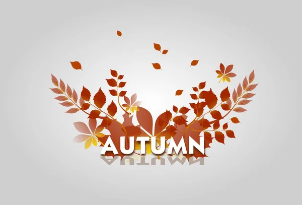 Herbst-Hintergrund-Illustration — Stockfoto
