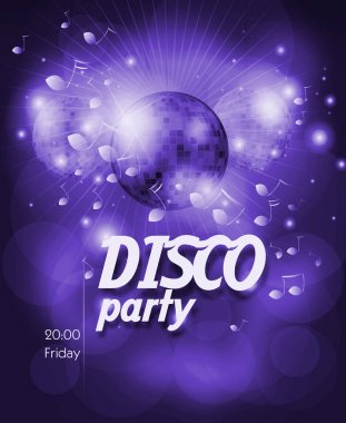 Disko parti için poster