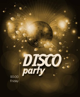 Disko parti için poster