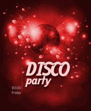 Disko parti için poster