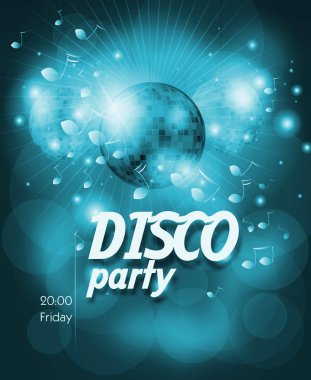 Disko parti için poster