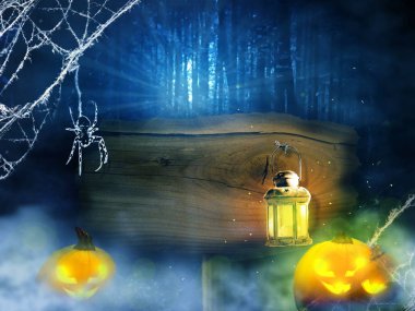 Cadılar Bayramı mistik arka plan