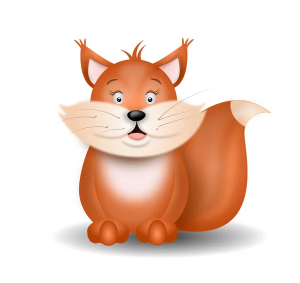 Clip art of fox — Stock Photo, Image