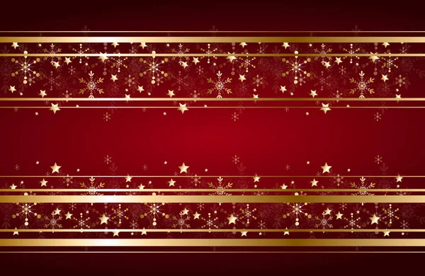 Christmas background with golden decoration — Stock Photo, Image