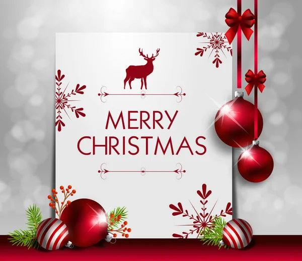 Christmas greeting card — Stock Photo, Image