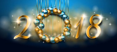 Mutlu yıllar tebrik kartı.