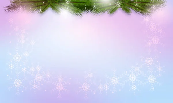 Christmas background with tree needles — Stock Photo, Image