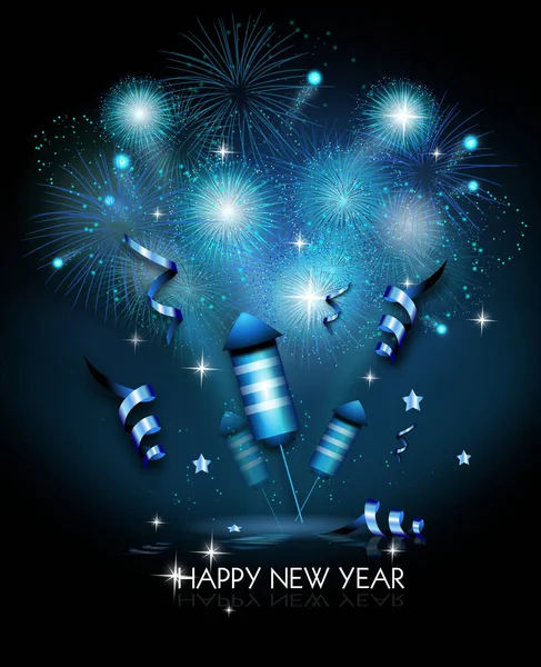 New year's celebration card — Stock Photo, Image