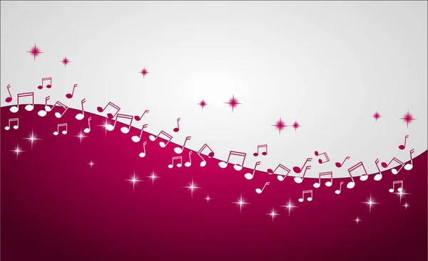 Music background decorated with notes — Stock Photo, Image