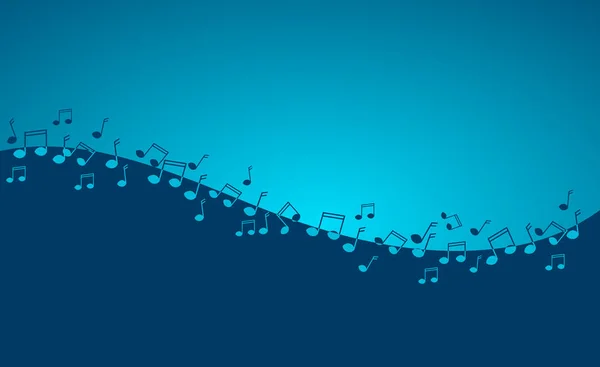 Music background decorated with notes