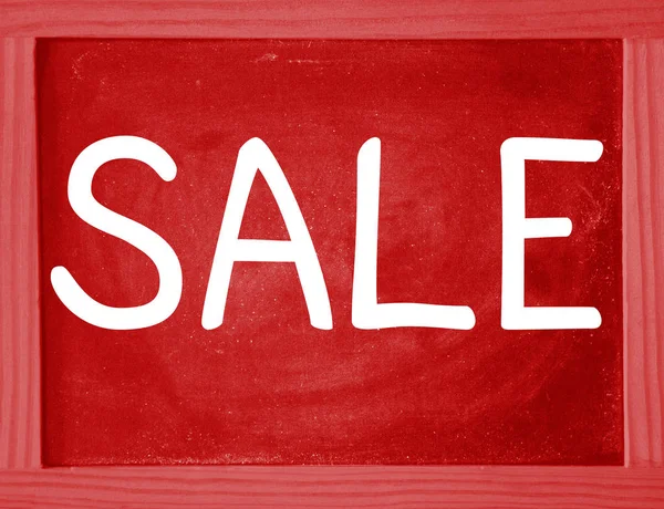 Word Sale written on red sign — Stock Photo, Image