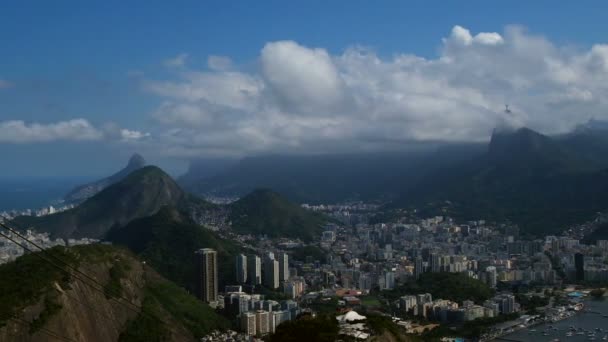 Blick auf Rio de Janeiro von der Spitze des Hügels