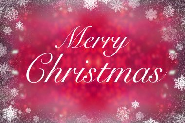 kırmızı parlak zemin üzerine mutlu Noeller