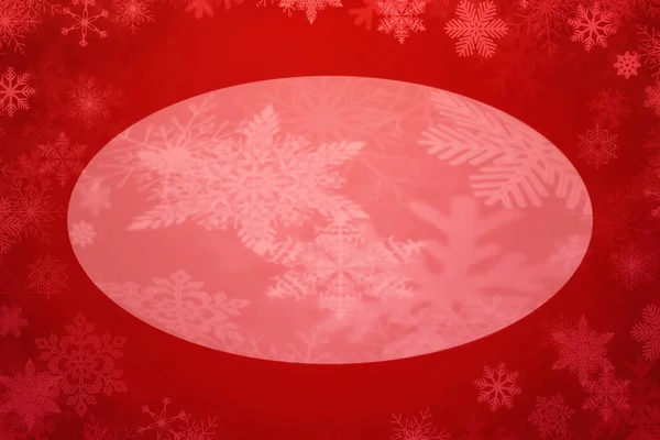 Roter Hintergrund mit weißer Schneeflocke — Stockfoto