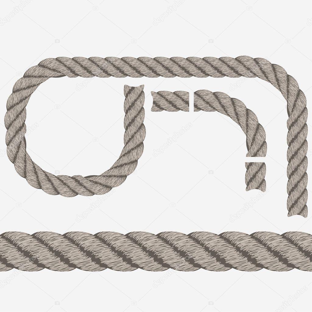 Rope set vector