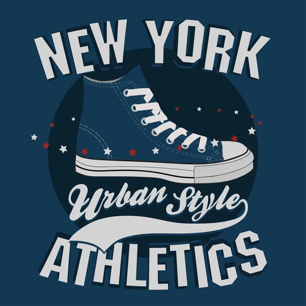 Brooklyn gráficos camiseta — Vector de stock
