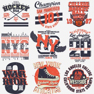 New York t-shirt grafik