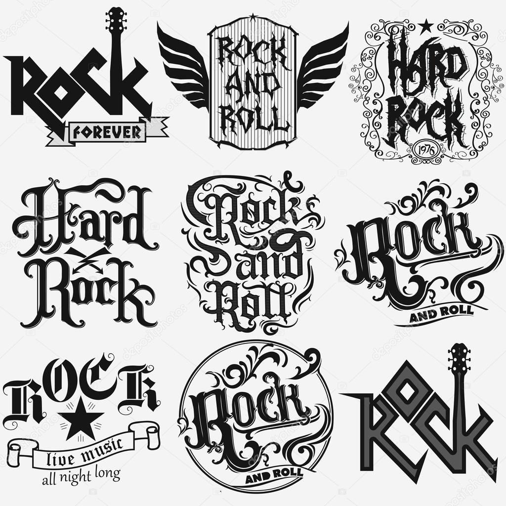 Á Music Designs Stock Illustrations Royalty Free Rock Music Vectors Download On Depositphotos
