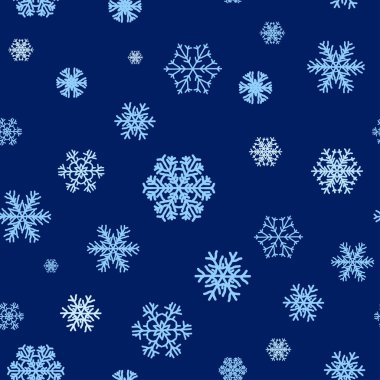 kar taneleri seamless modeli