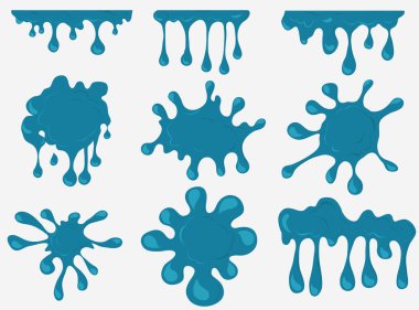 boya vektör splatters