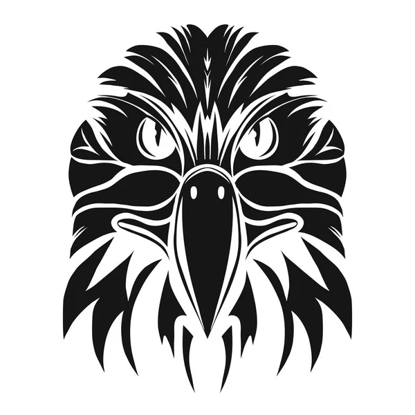 Vetor de logotipo de cabeça de águia —  Vetores de Stock