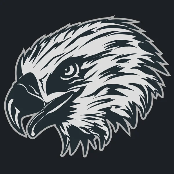 Adler Kopf Logo Vektor — Stockvektor