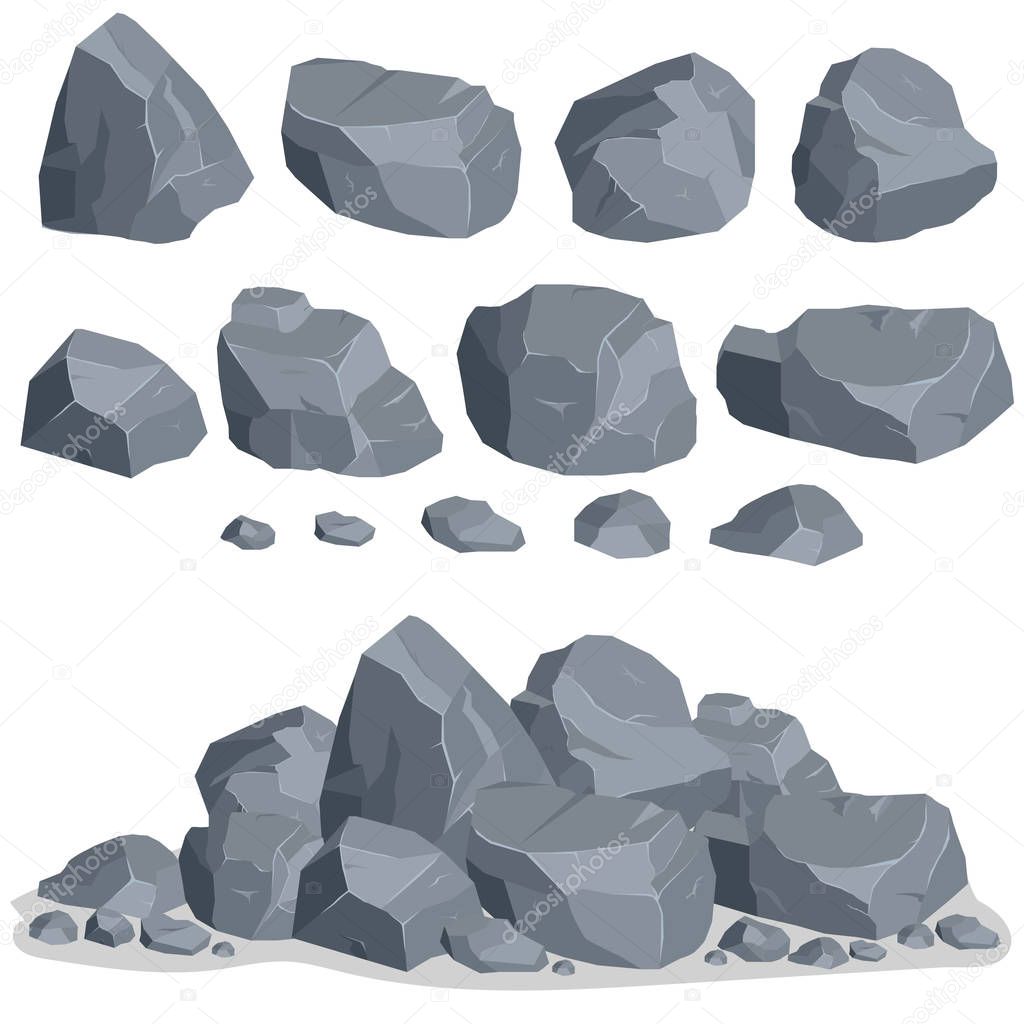 Rock stone set