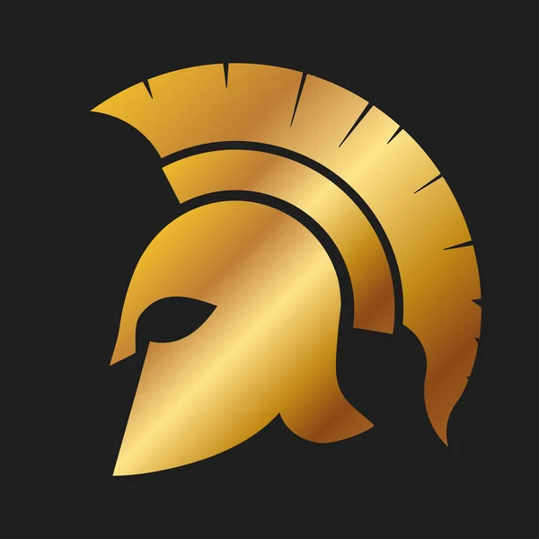 Spartanischer Kriegerhelm — Stockvektor