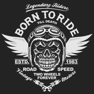 Motosiklet t-shirt grafik