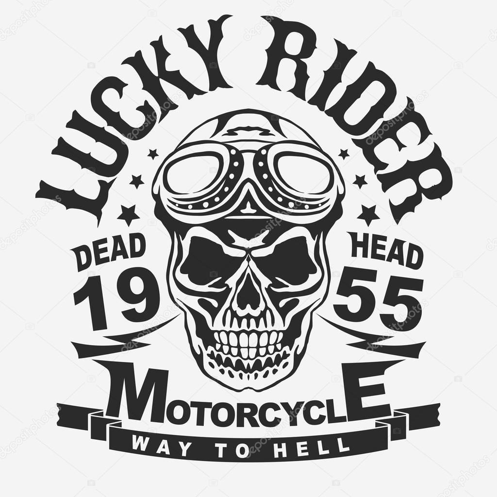 Motorcycle t-shirt graphics