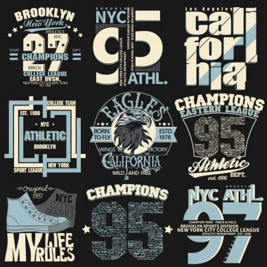 New York t-shirt grafik