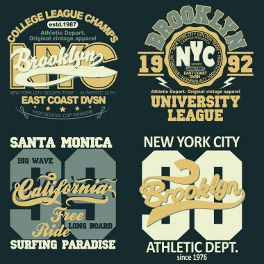 New York t-shirt grafik