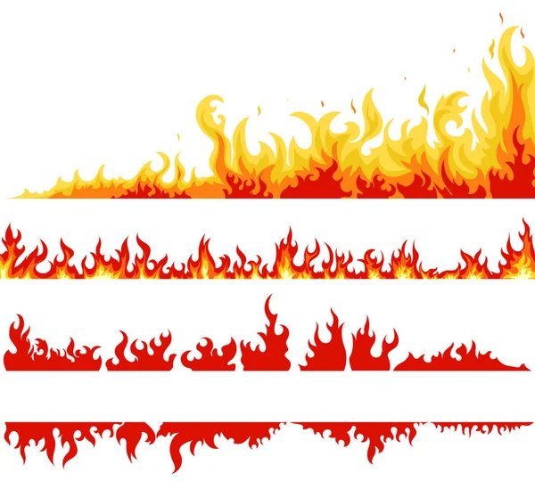 Φωτιά banner, φήμη φόντα, διάνυσμα — Διανυσματικό Αρχείο
