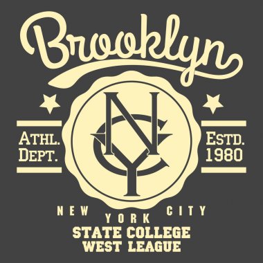 Brooklyn t-shirt grafik