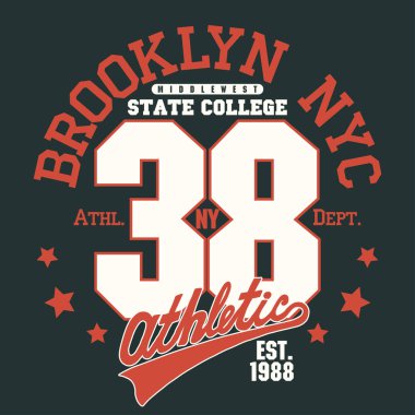 Brooklyn t-shirt grafik