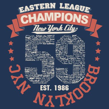 New York t-shirt grafik