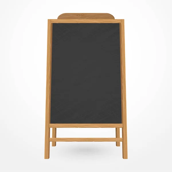 木製黒板カフェ メニュー — ストックベクタ
