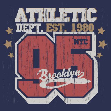 New York t-shirt grafik