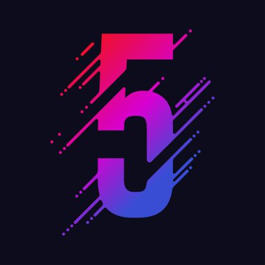 Sıvı sıçrama ve damla, soyut renkli haneli, Mürekkep Matematik sembolü ile sayı. Vektör