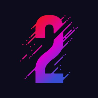 Sıvı sıçrama ve damla, soyut renkli haneli, Mürekkep Matematik sembolü ile sayı. Vektör