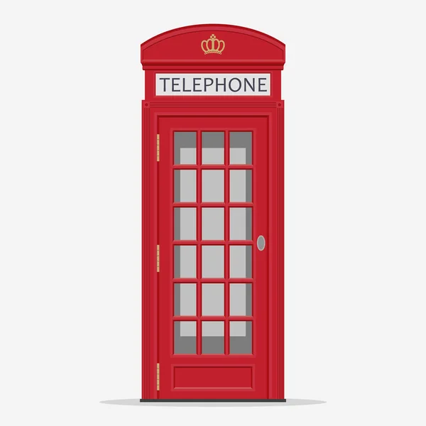 Fotos: cabina telefonica inglesa dibujo | teléfono inglés — Vector de