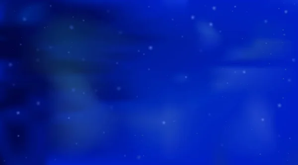 Blauer Himmel mit funkelnden Sternen. Illustration der Vektorastronomie — Stockvektor