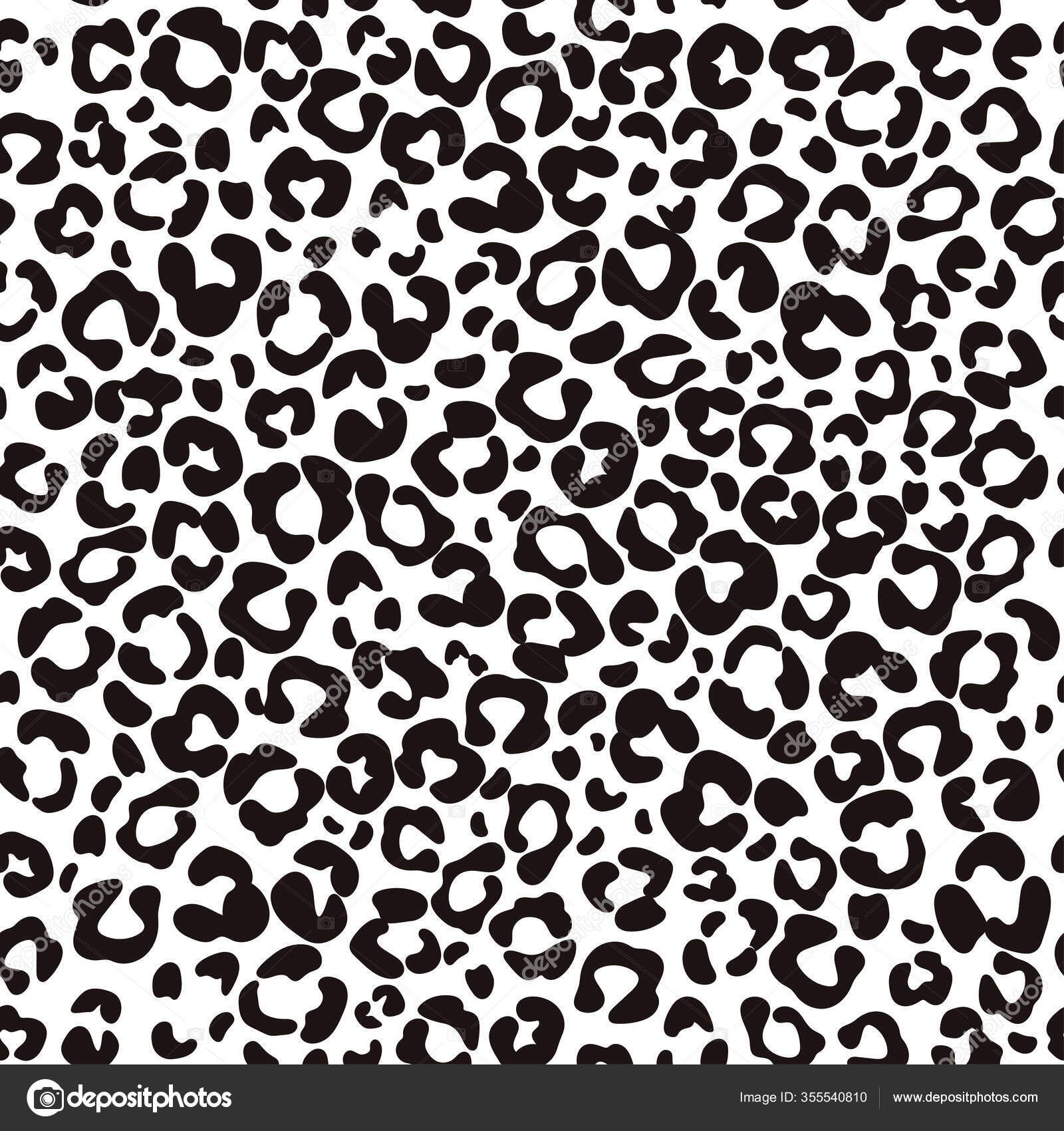 표범의 피부가 솔기가 없는 패턴입니다. 치타 재규어는 동물의 특성을 가지고 있습니다. 벡터 스톡 벡터 - ©ambassador80  355540810, image size:1600x1700