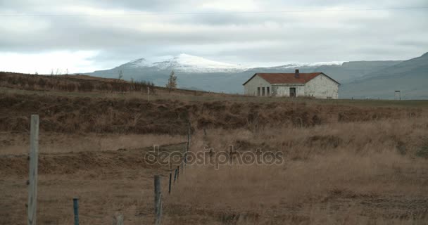 Сценический Вид Западной Исландии — стоковое видео