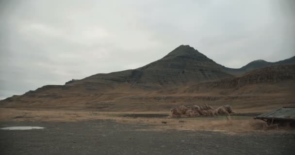 Vista Panorámica Islandia Occidental — Vídeos de Stock