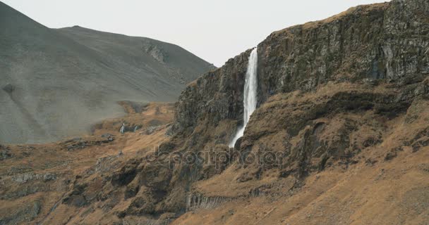 Naturskön Utsikt West Iceland — Stockvideo